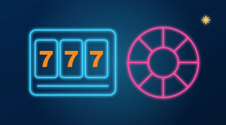 Neonowy automat 777 i koło – gry w SpinMama Kasyno